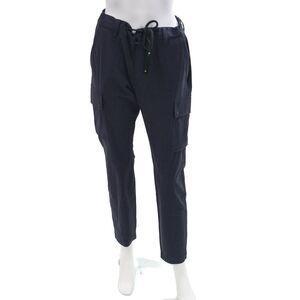 Masons Mens Dark Blue Cargo Jogger Pants Cotton Blend Solid Army Size S